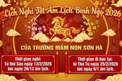 THÔNG BÁO LỊCH NGHỈ TẾT NGUYÊN ĐÁN 2026