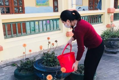 🌸🌿 TRƯỜNG MẦM NON SƠN HÀ GẶP MẶT ĐẦU XUÂN – VỆ SINH MÔI TRƯỜNG TRONG NGOÀI LỚP HỌC 🌿🌸