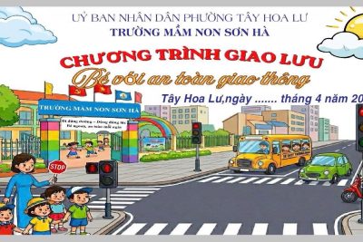 🚦✨ Sôi nổi chương trình giao lưu “Bé với an toàn giao thông” tại Trường Mầm non Sơn Hà ✨🚦